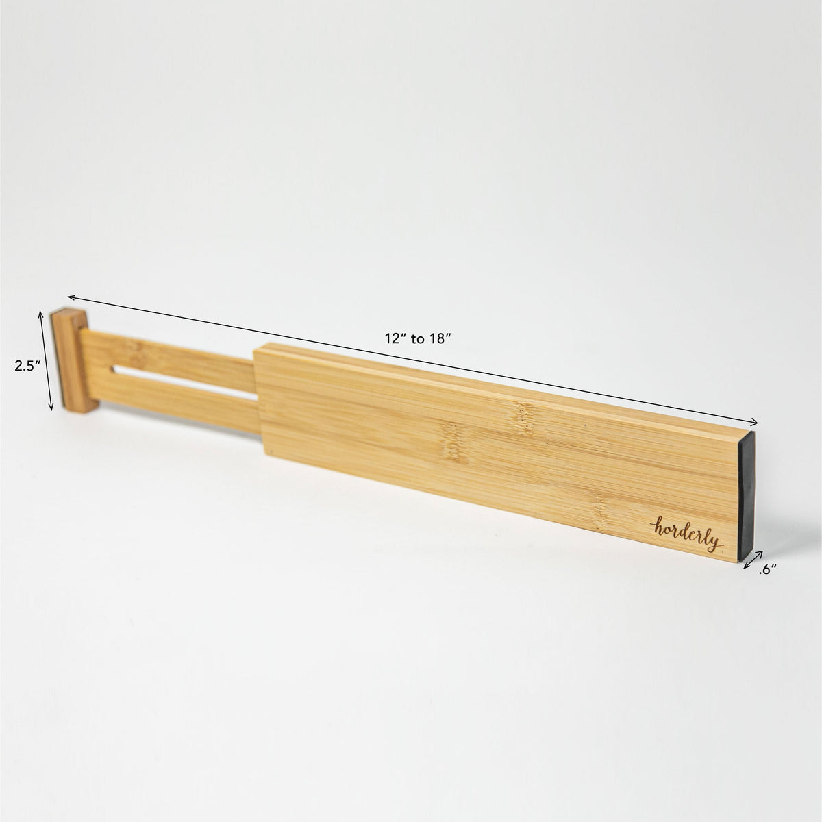 Expandable Bamboo Drawer Dividers – Natural