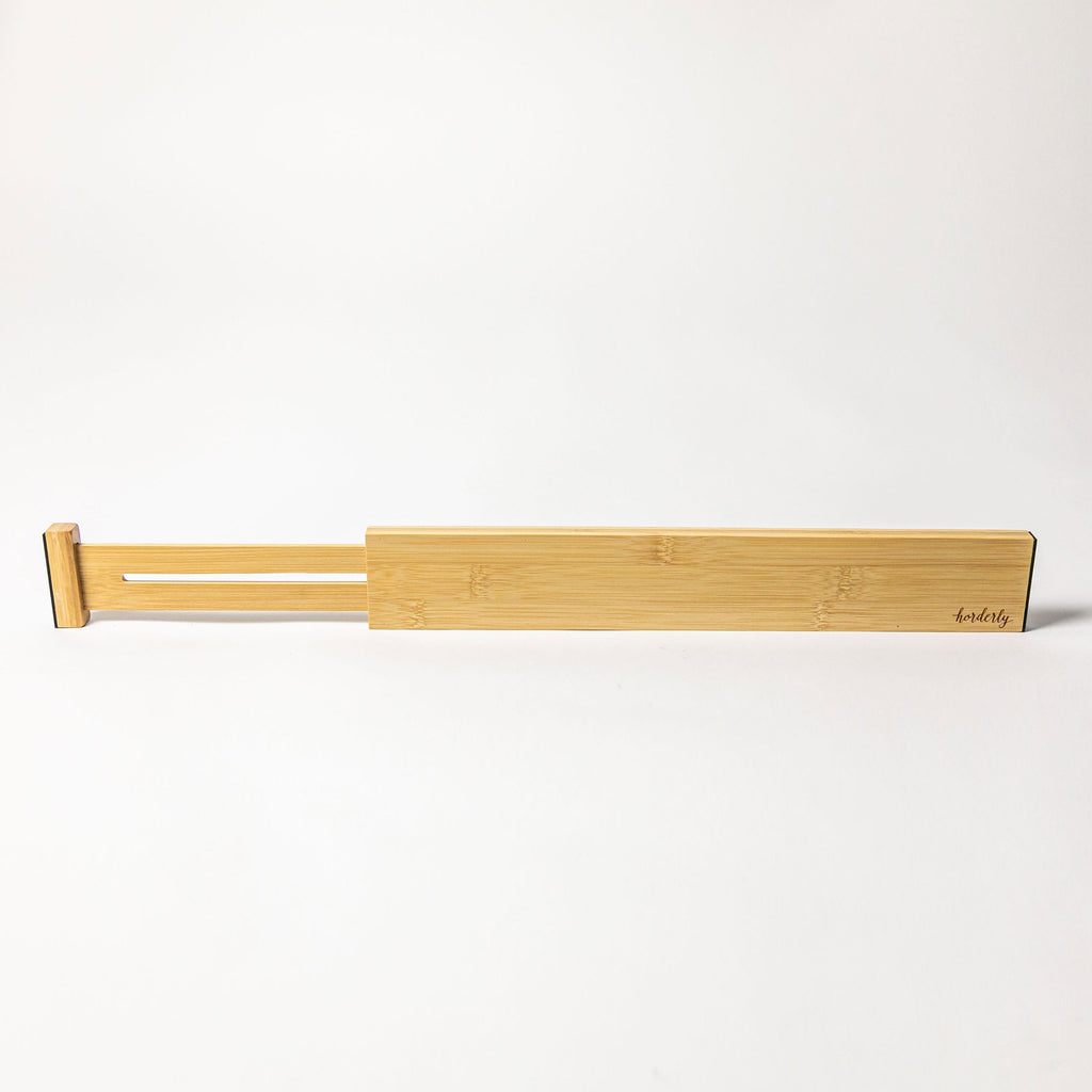 Expandable Bamboo Drawer Dividers – Natural