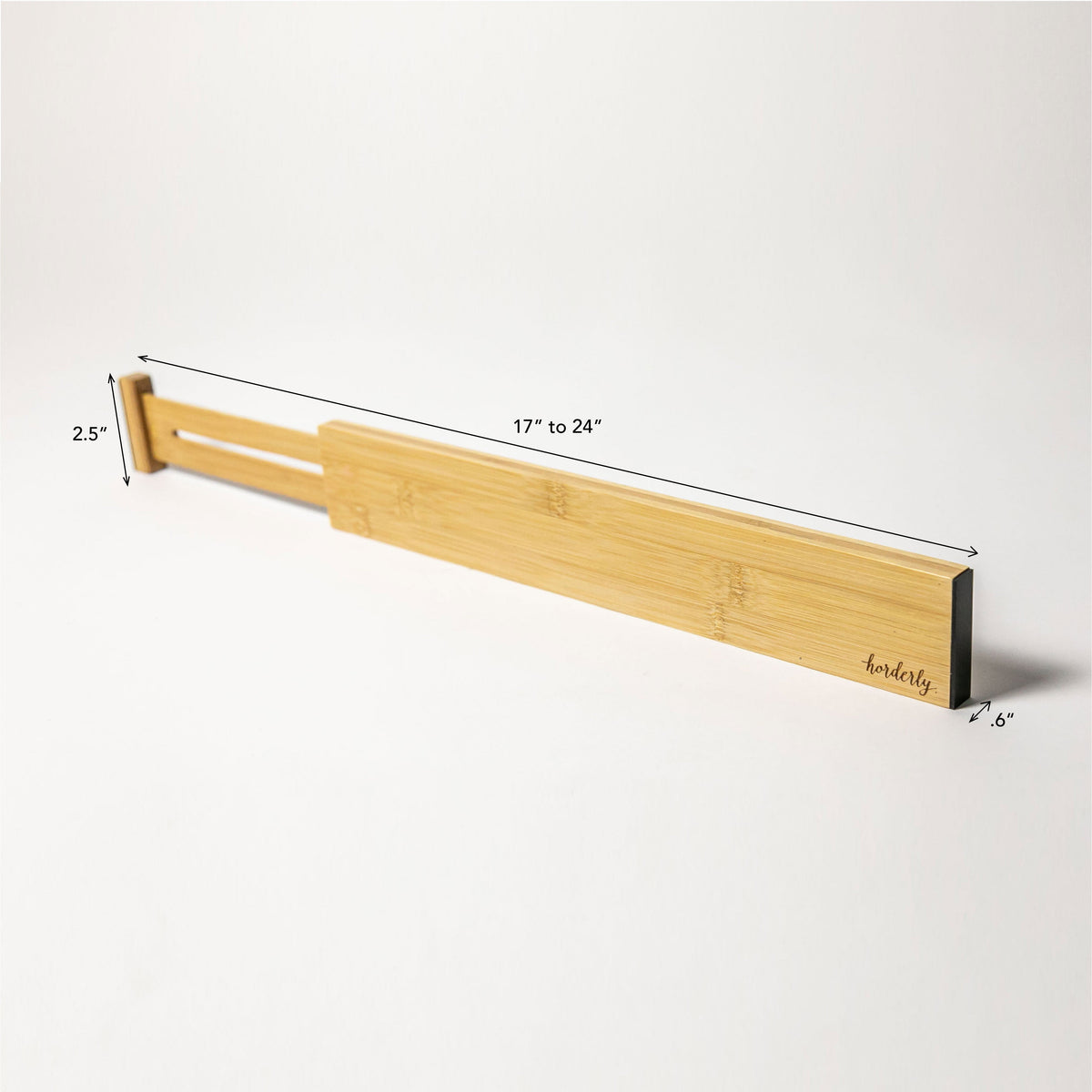 Expandable Bamboo Drawer Dividers – Natural