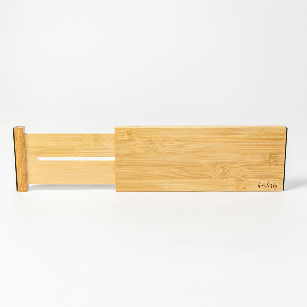 Expandable Bamboo Drawer Dividers – Natural