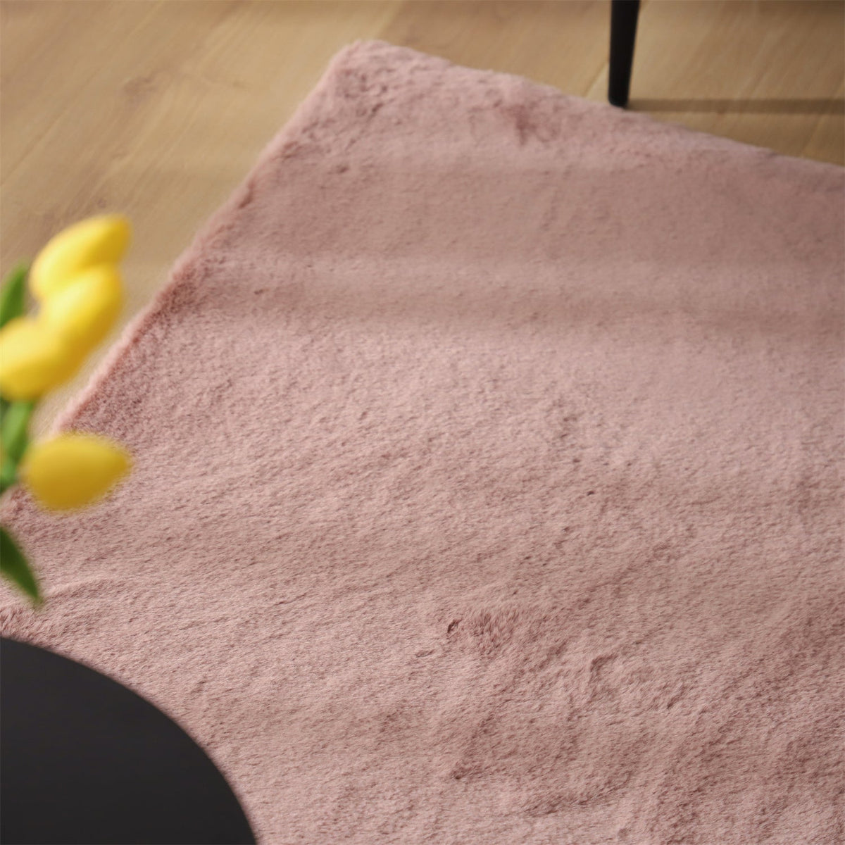Soft Solid-Color Area Rug