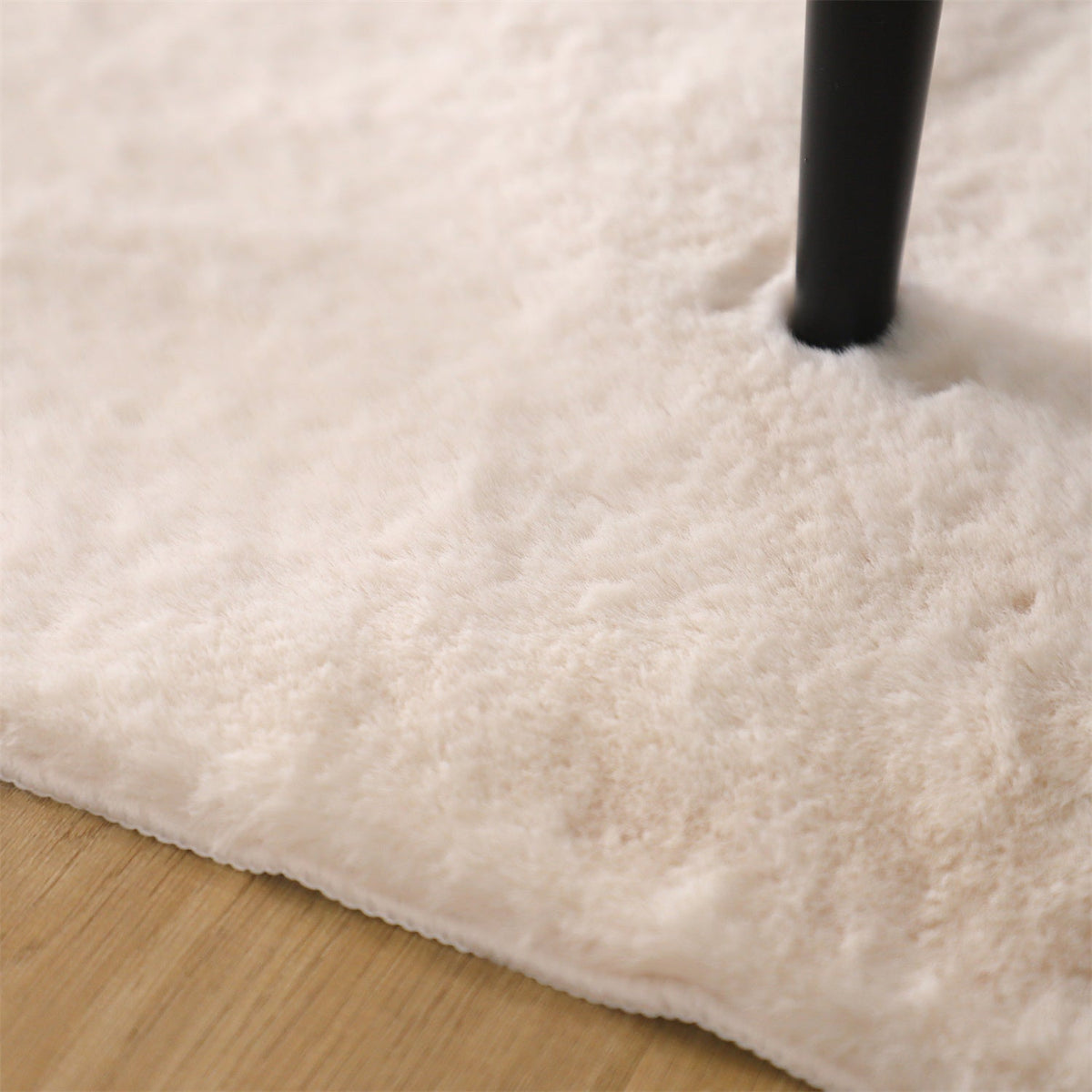 Soft Solid-Color Area Rug