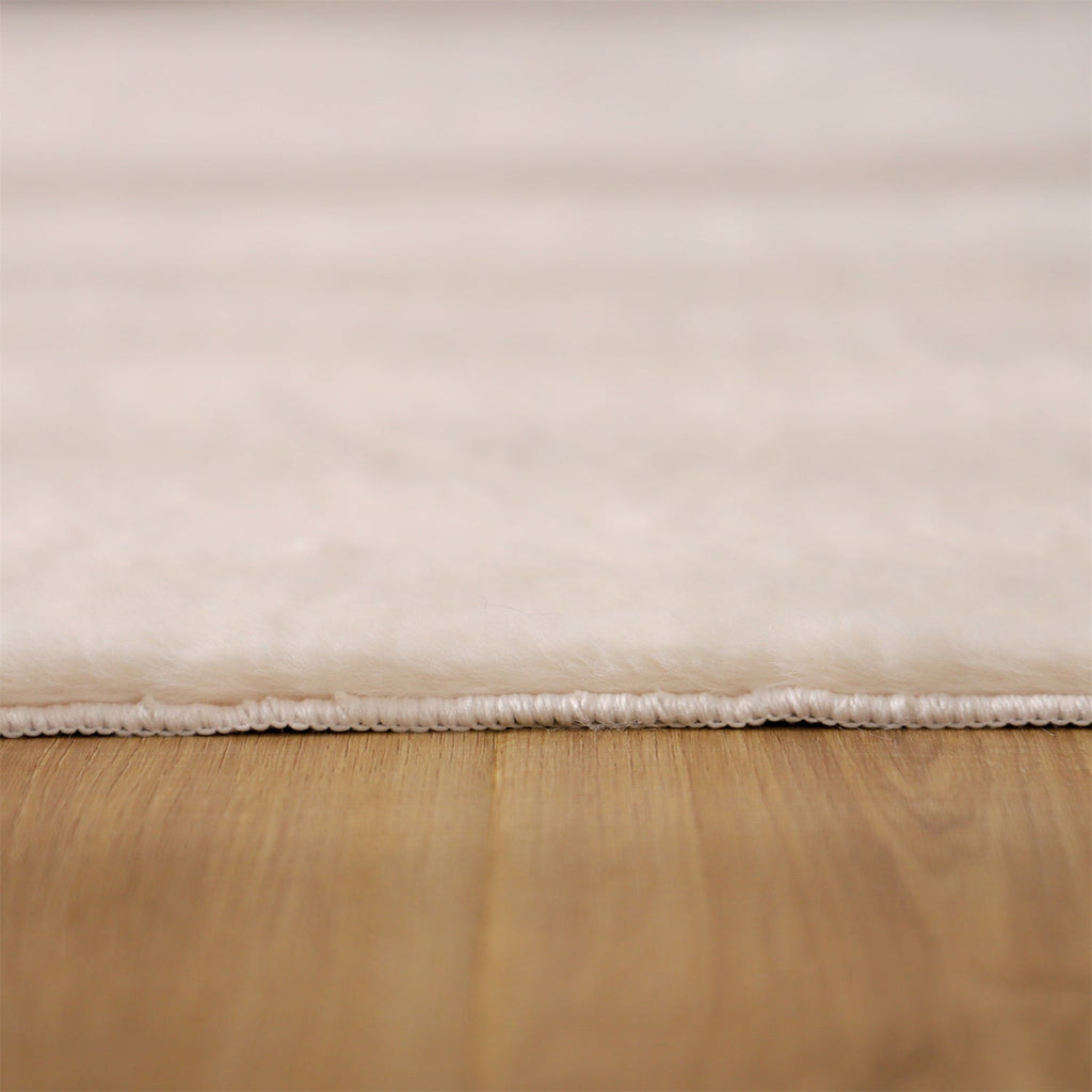 Soft Solid-Color Area Rug