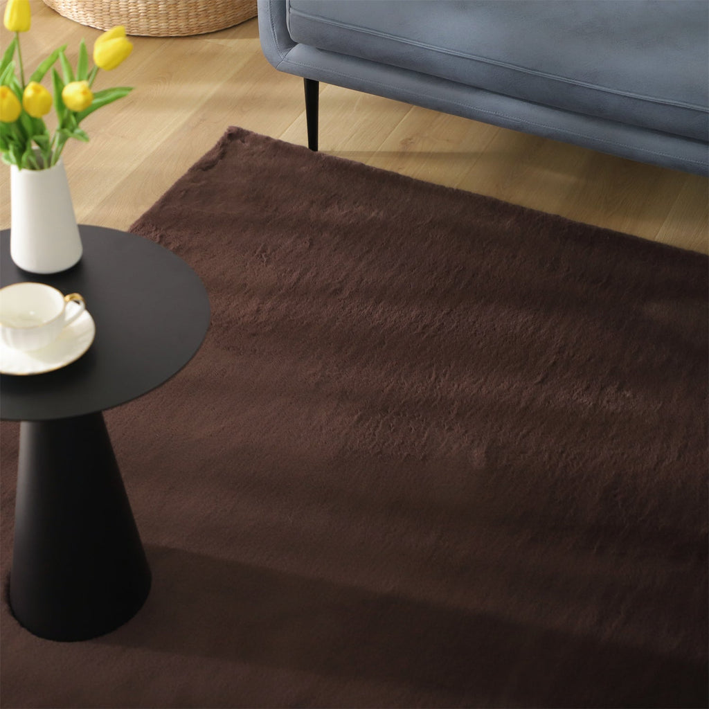Soft Solid-Color Area Rug