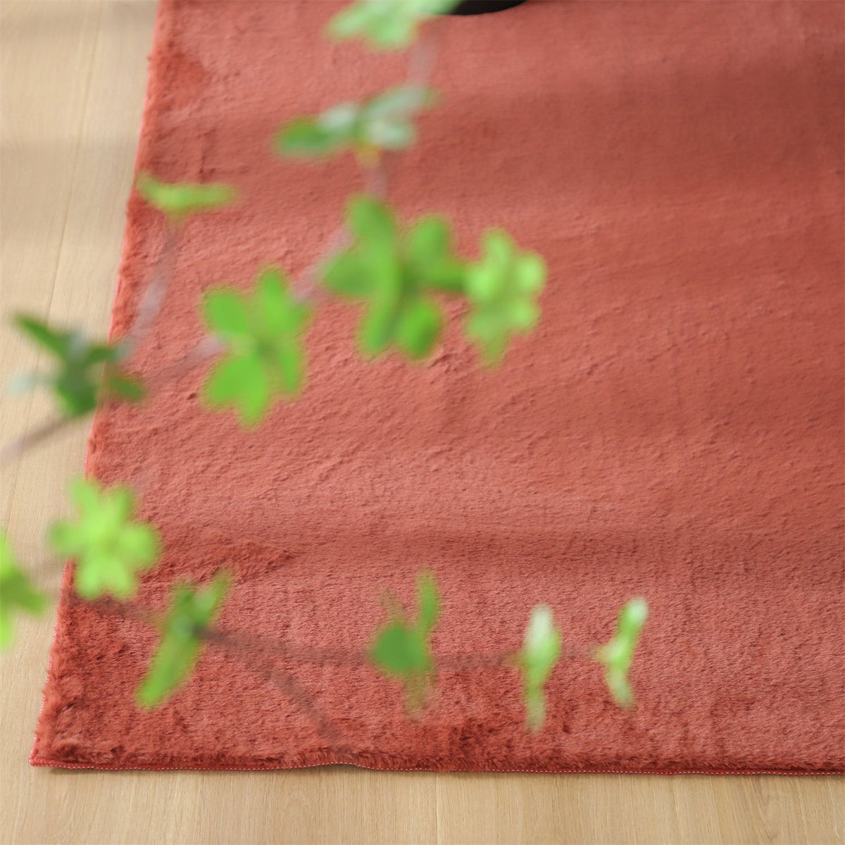 Soft Solid-Color Area Rug