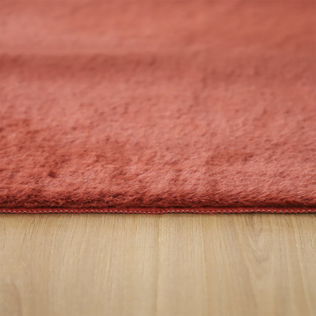 Soft Solid-Color Area Rug