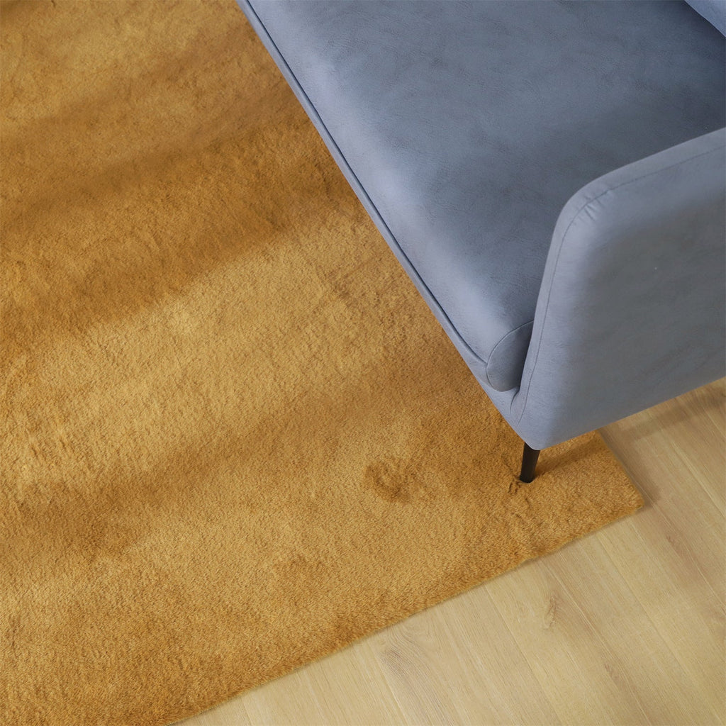 Soft Solid-Color Area Rug