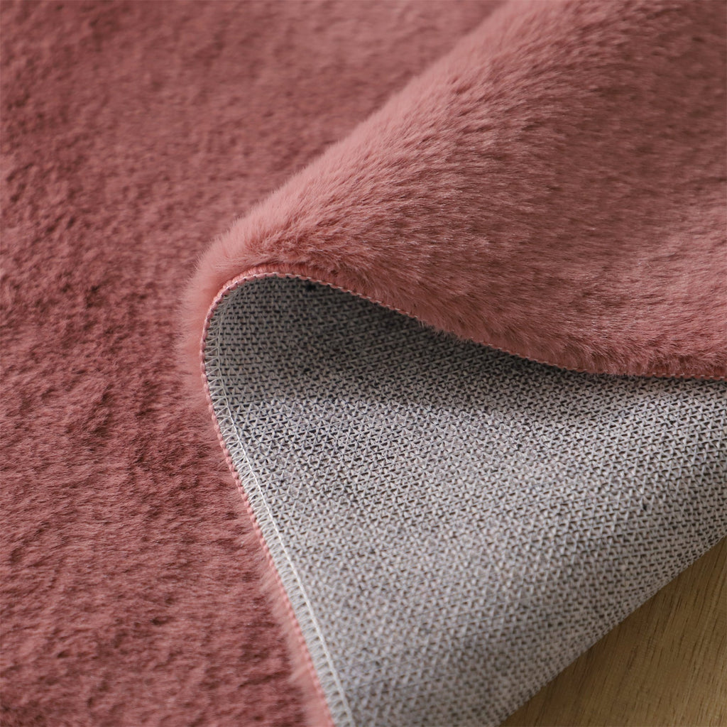Soft Solid-Color Area Rug