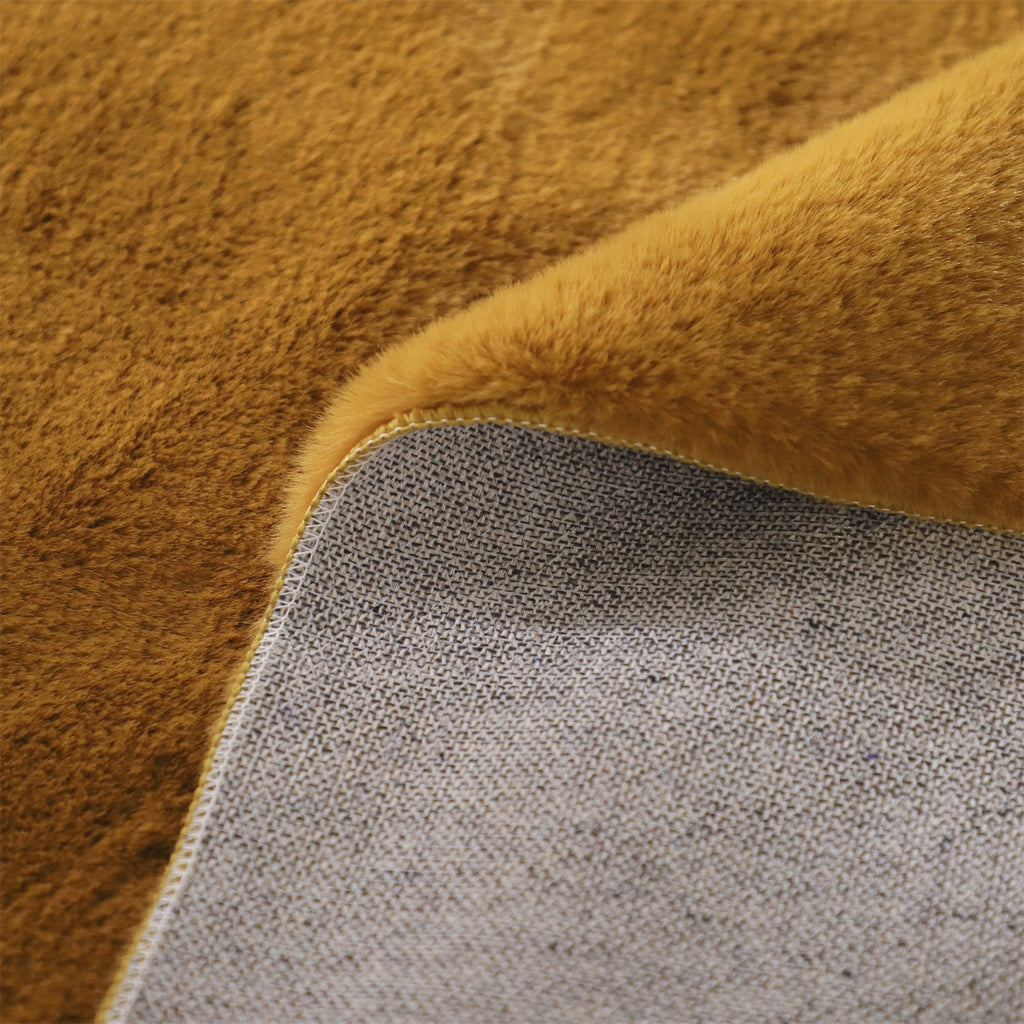 Soft Solid-Color Area Rug