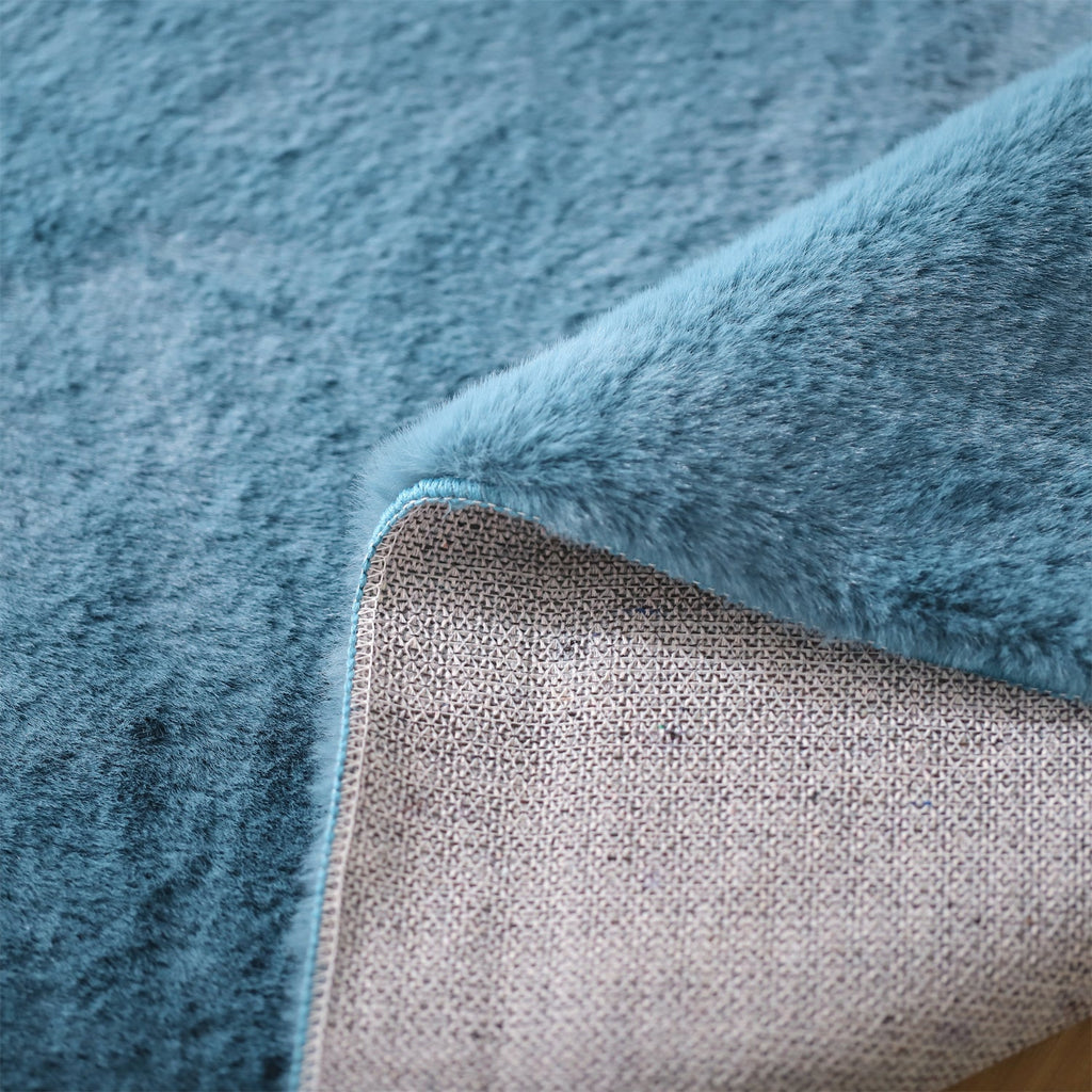 Soft Solid-Color Area Rug