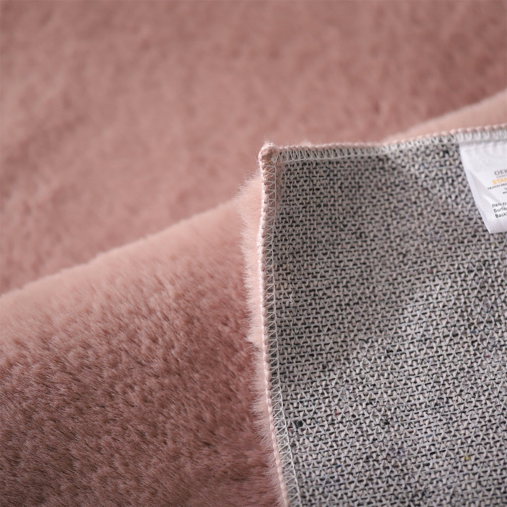 Soft Solid-Color Area Rug