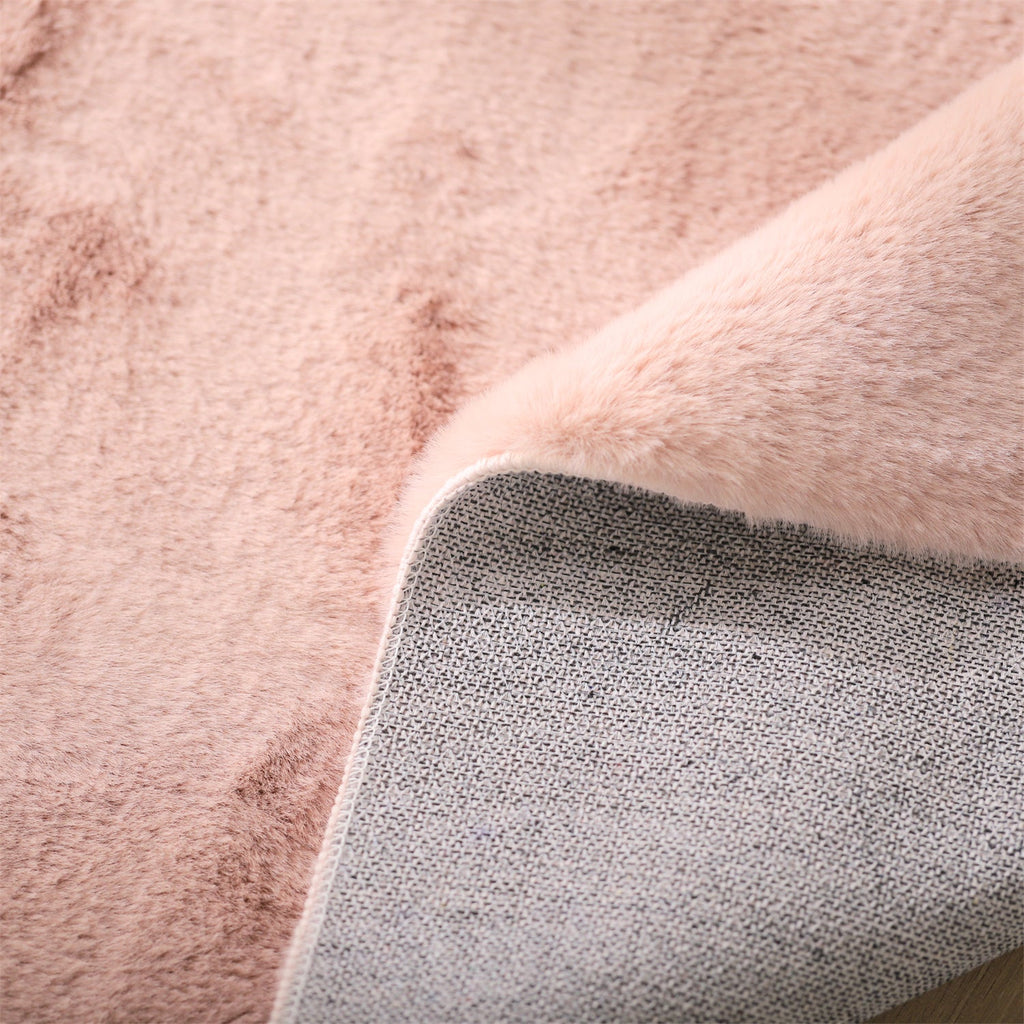 Soft Solid-Color Area Rug
