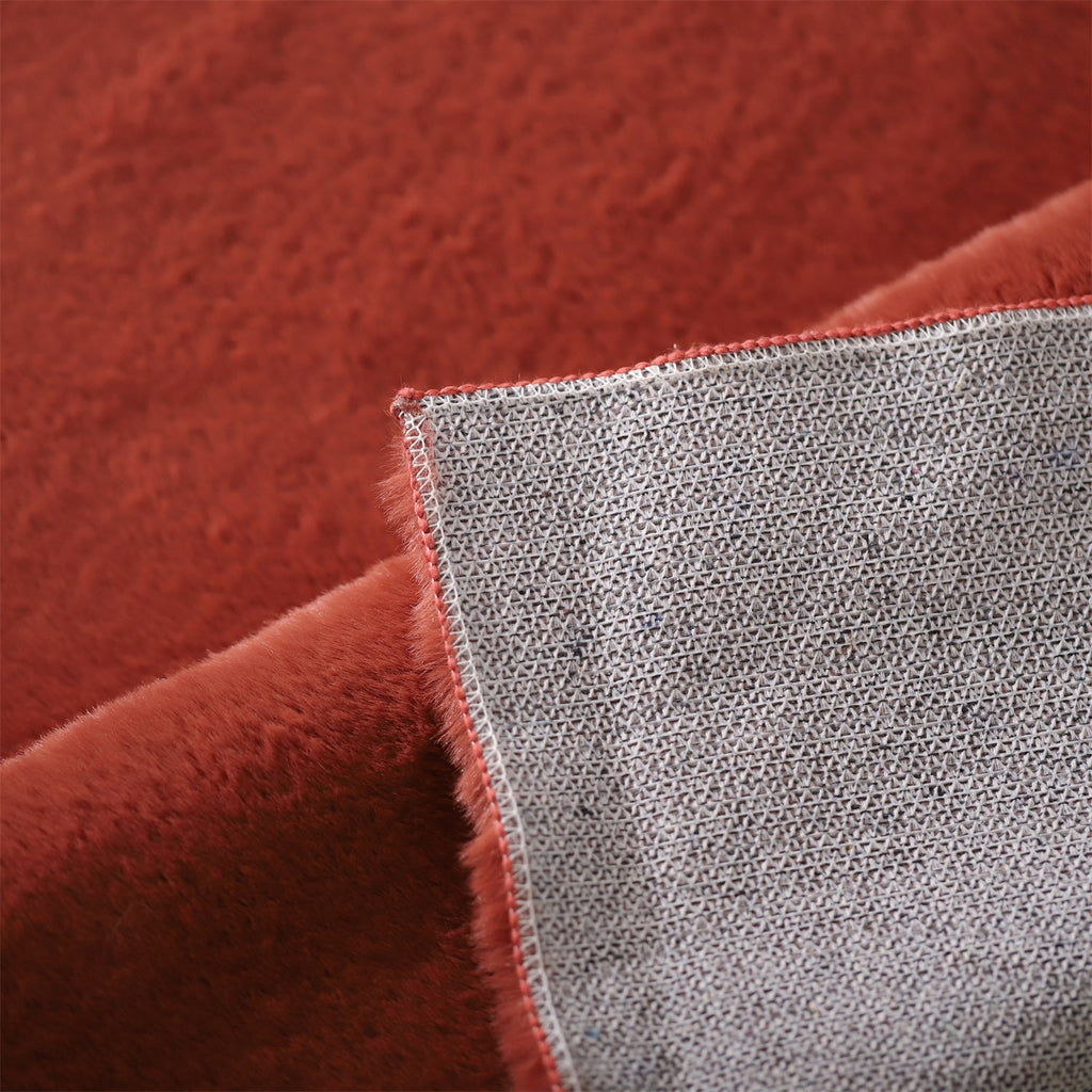 Soft Solid-Color Area Rug