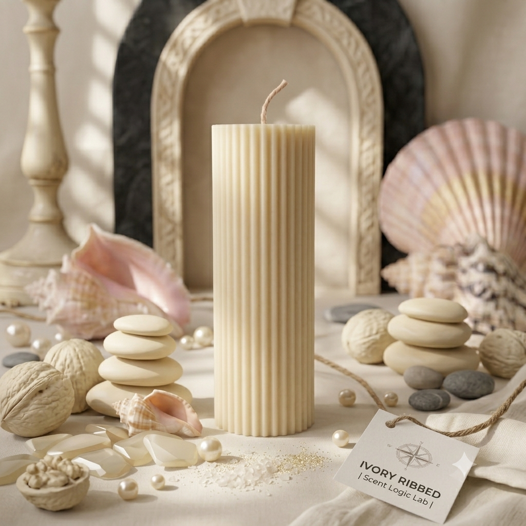 Minimalist Ribbed Soy Candle