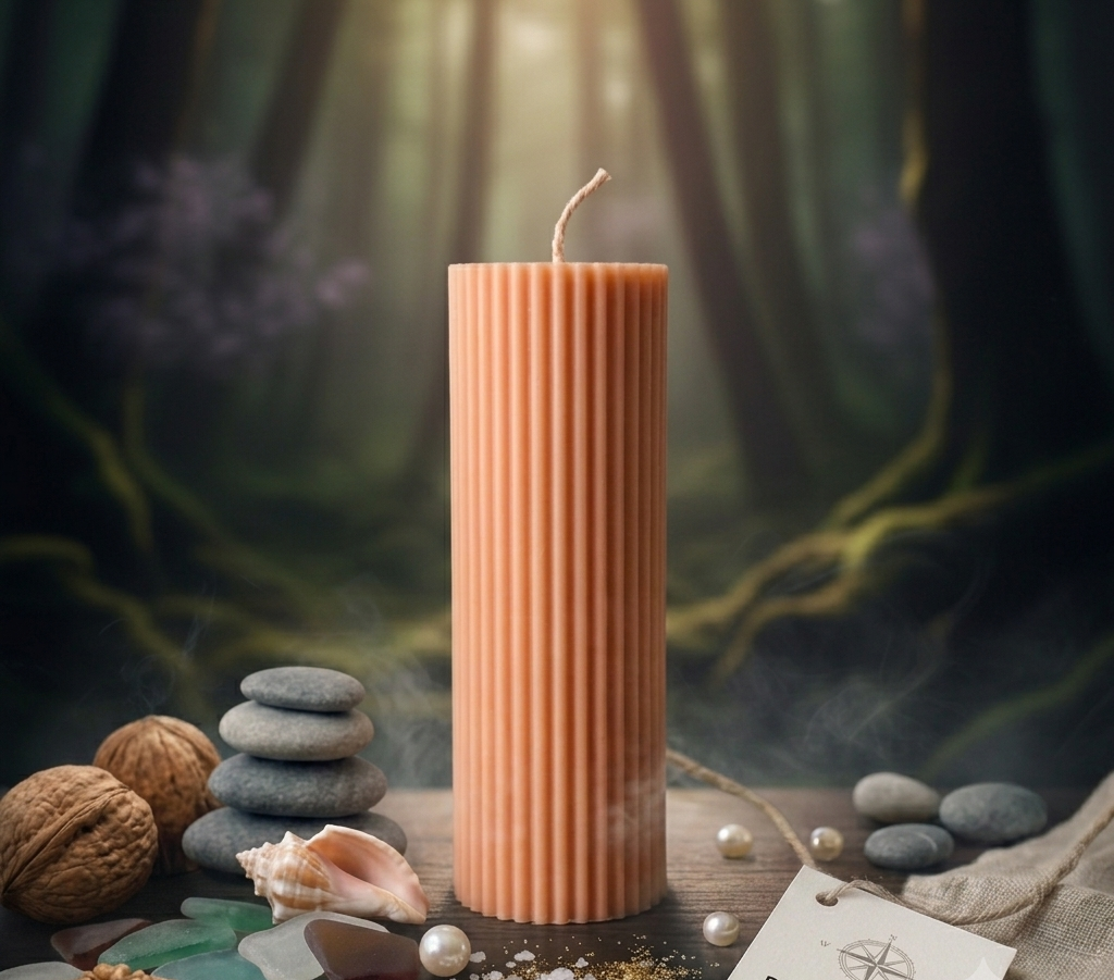 Minimalist Ribbed Soy Candle