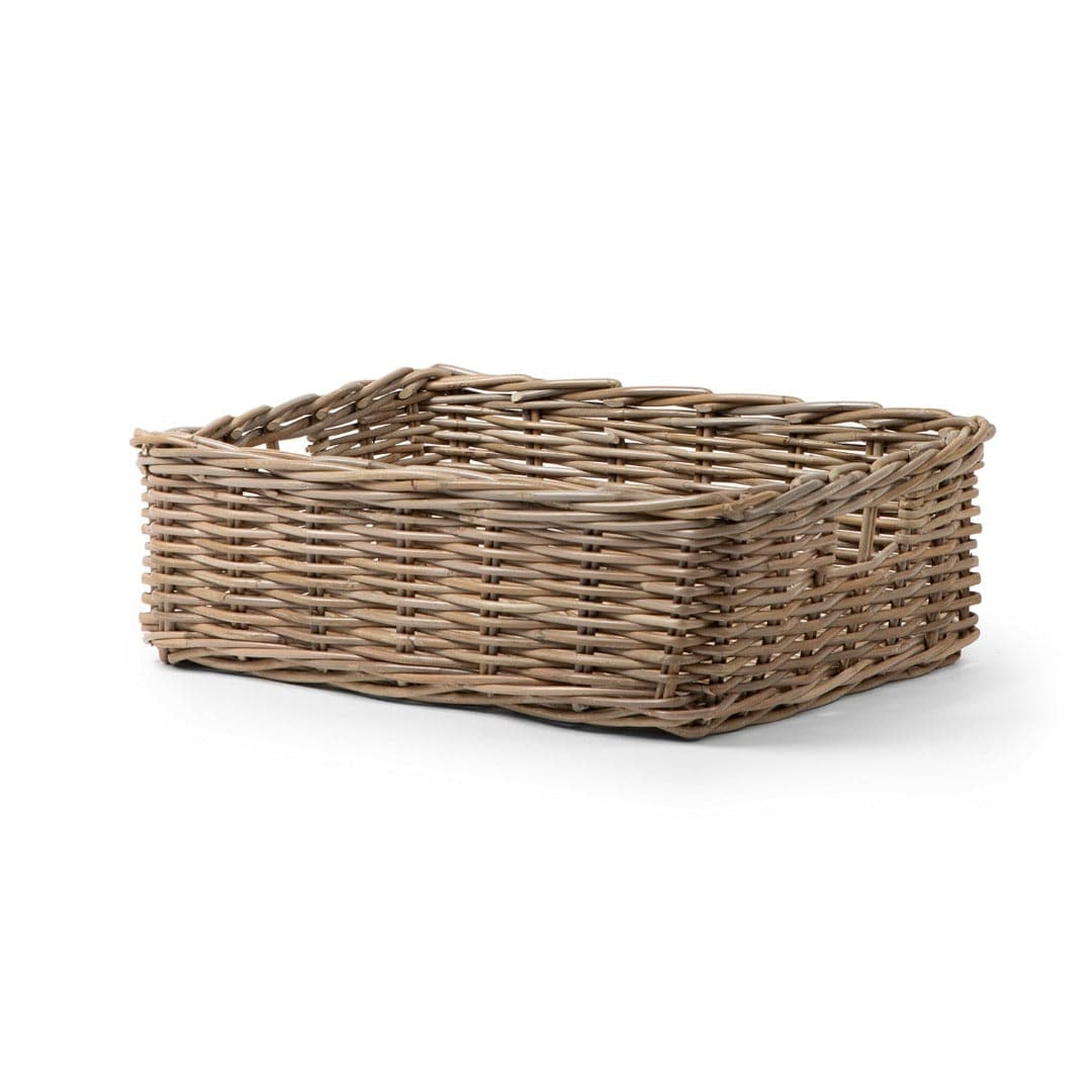 Rattan Rectangle Organizer Tray