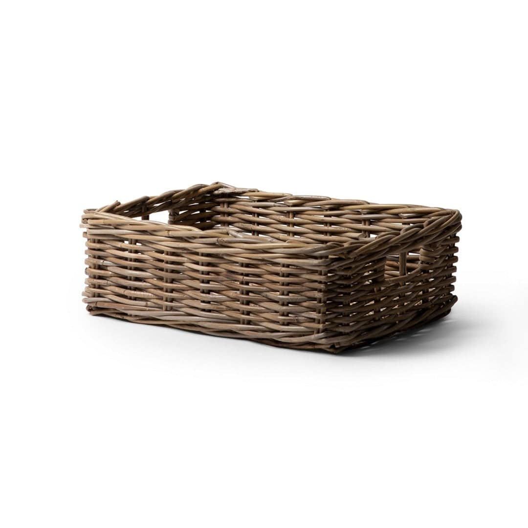 Rattan Rectangle Organizer Tray