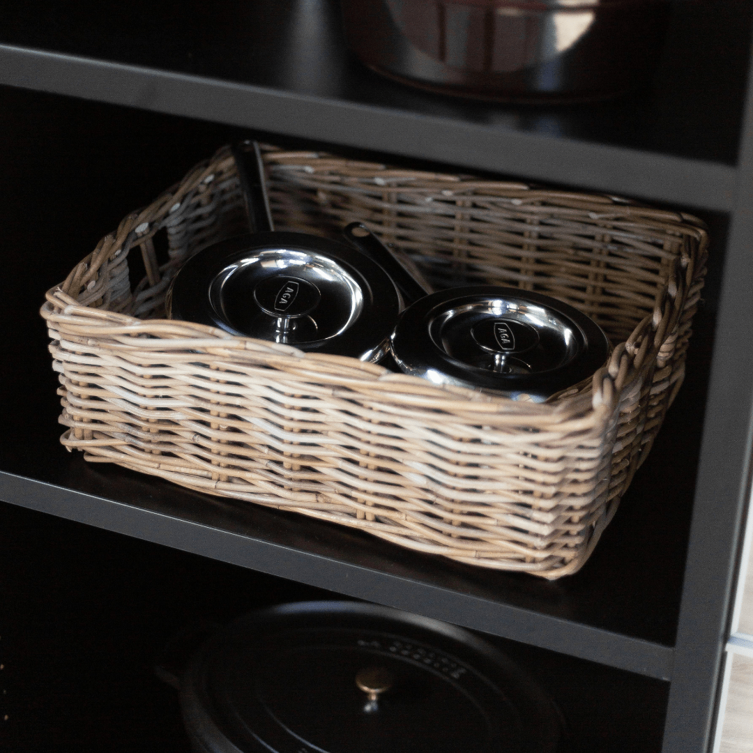 Rattan Rectangle Organizer Tray