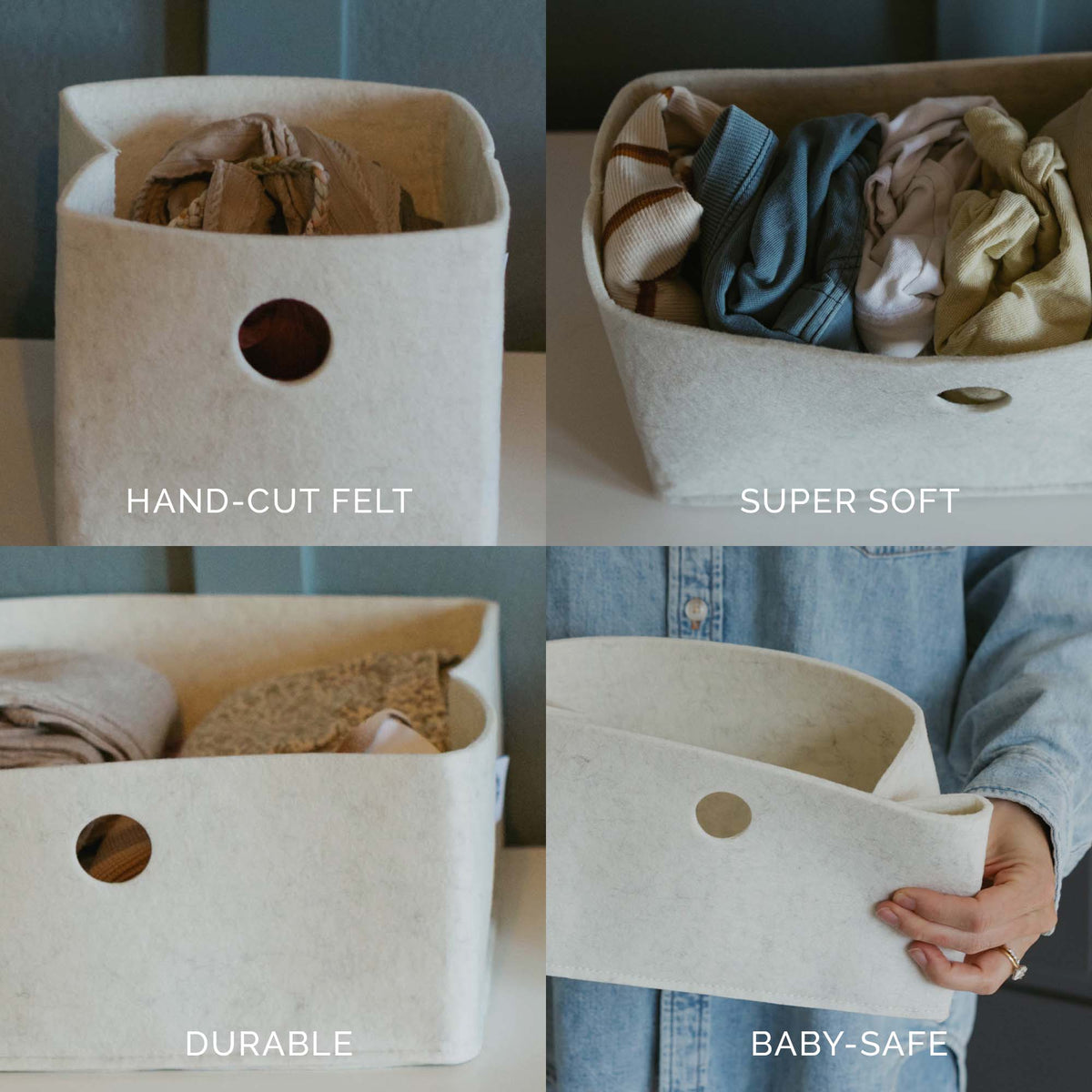 Felt Drawer Organizer Set – 3 Piece