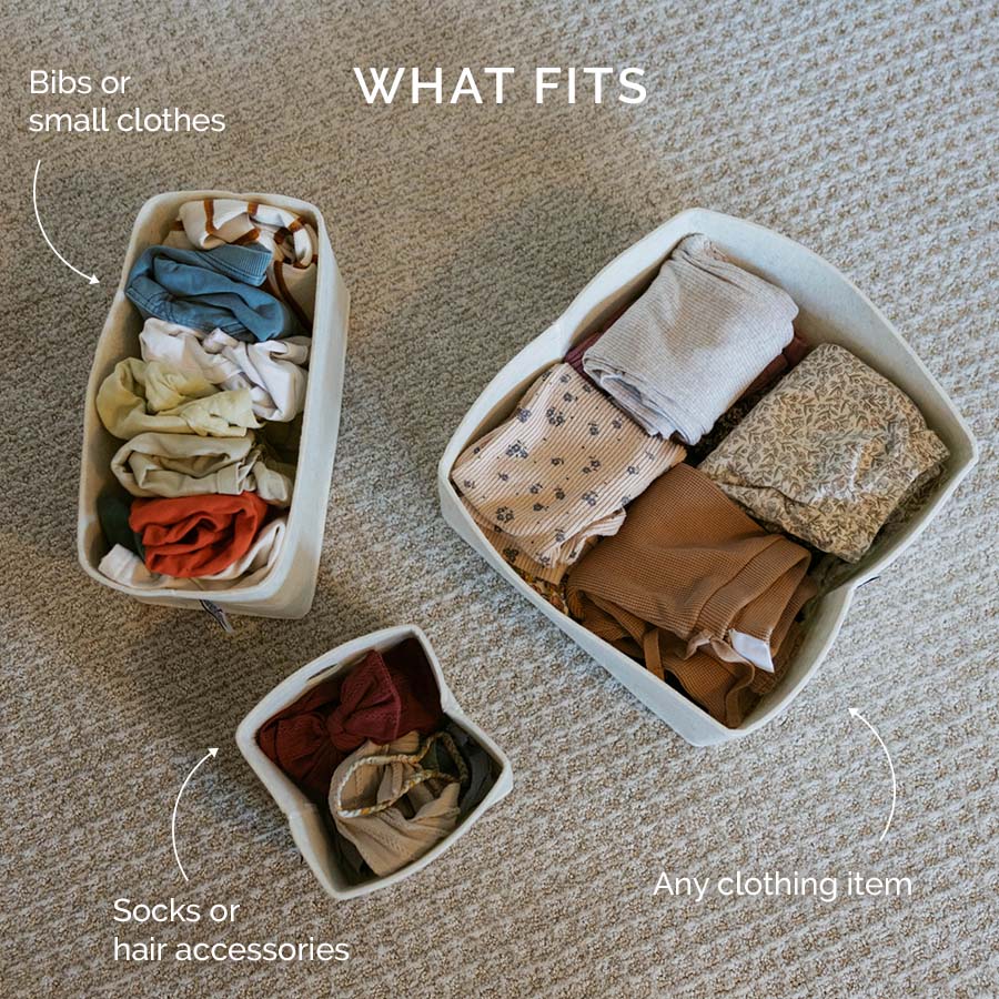 Felt Drawer Organizer Set – 3 Piece