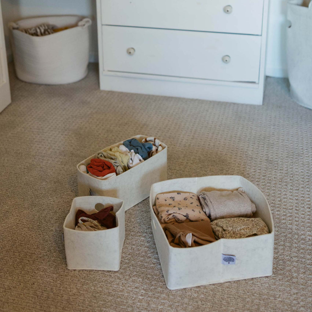 Felt Drawer Organizer Set – 3 Piece
