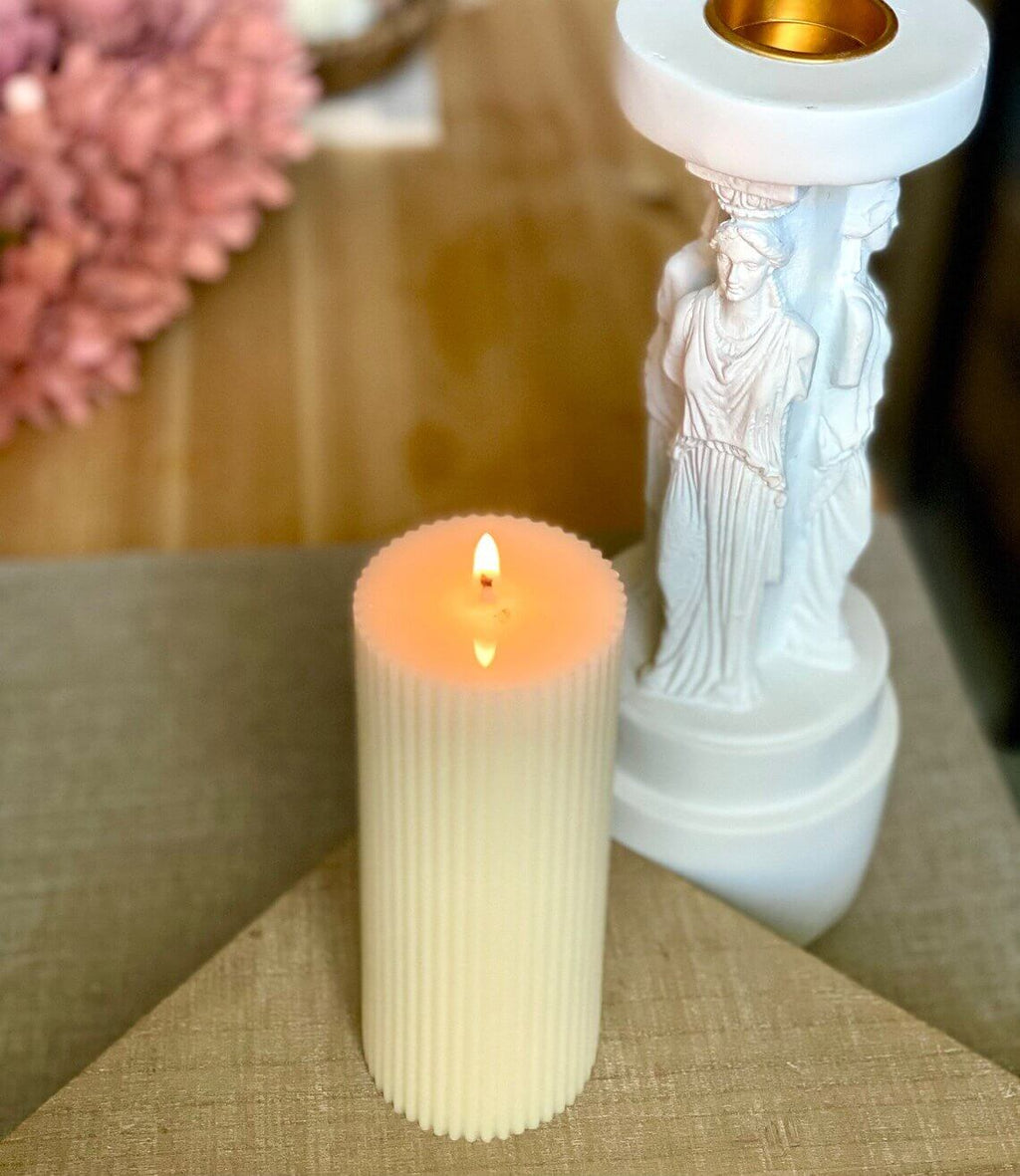Minimalist Ribbed Soy Candle