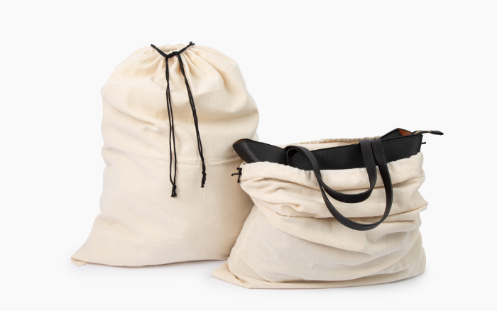 Organic Cotton Storage Bags for Shoes & Handbags – 3 Pack